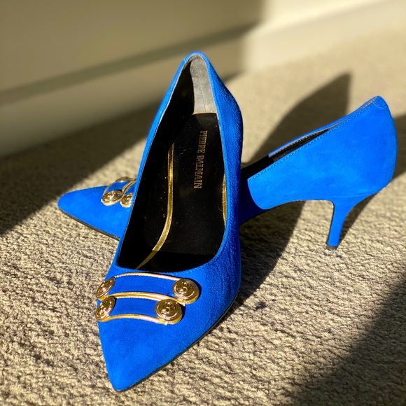 Pierre Balmain Blue 5cm heel 36 size Very good condition - Picture 5 of 5